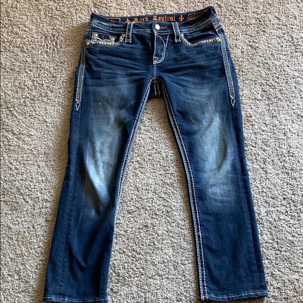 Rock Revival Crop Jeans